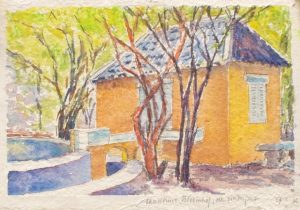 Landhuis Bloemhof, de waterput / Country house Bloemhof, the draw well